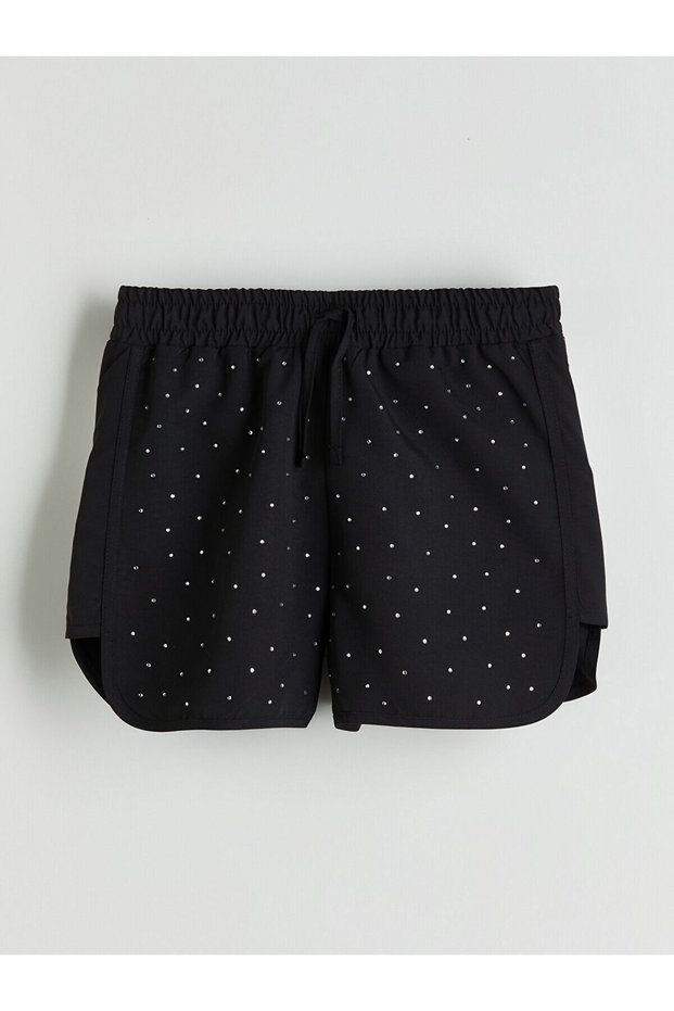 Quick Dry Uv Protection Stone Girls Swim Shorts
