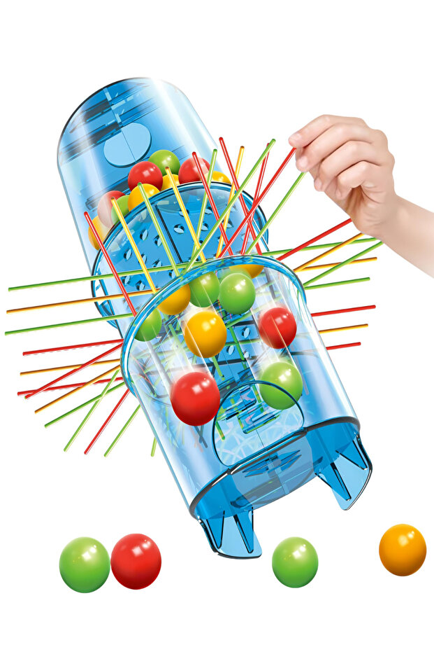Stick Pulling Game Pull the Sticks but Don'T Drop the Balls Educational Intelligence Strategy Development Box Game - 4