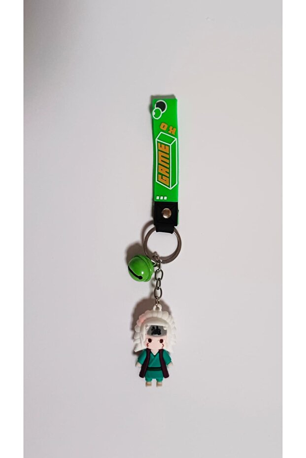 سلسلة مفاتيح على شكل نينجا ذو شعر أبيض - 1