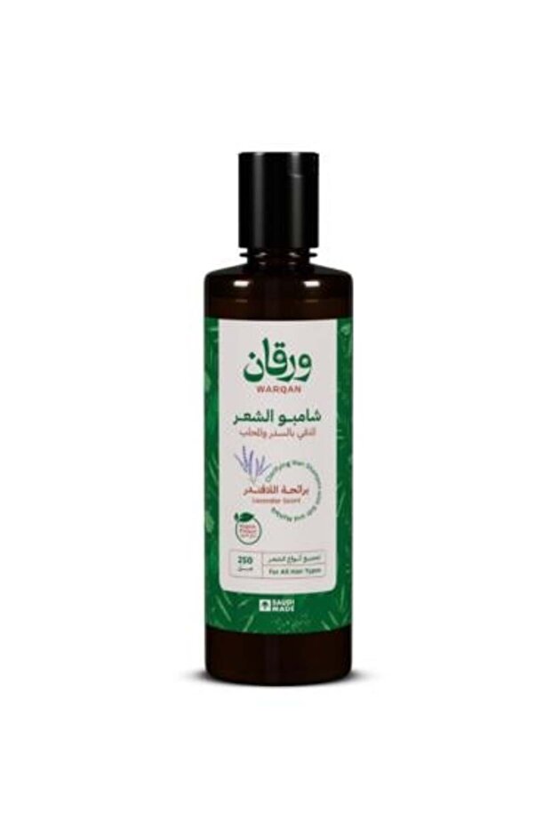 شامبو ورقان سدر ومحلب برائحة اللافندر لجميع أنواع الشعر - 250 مل