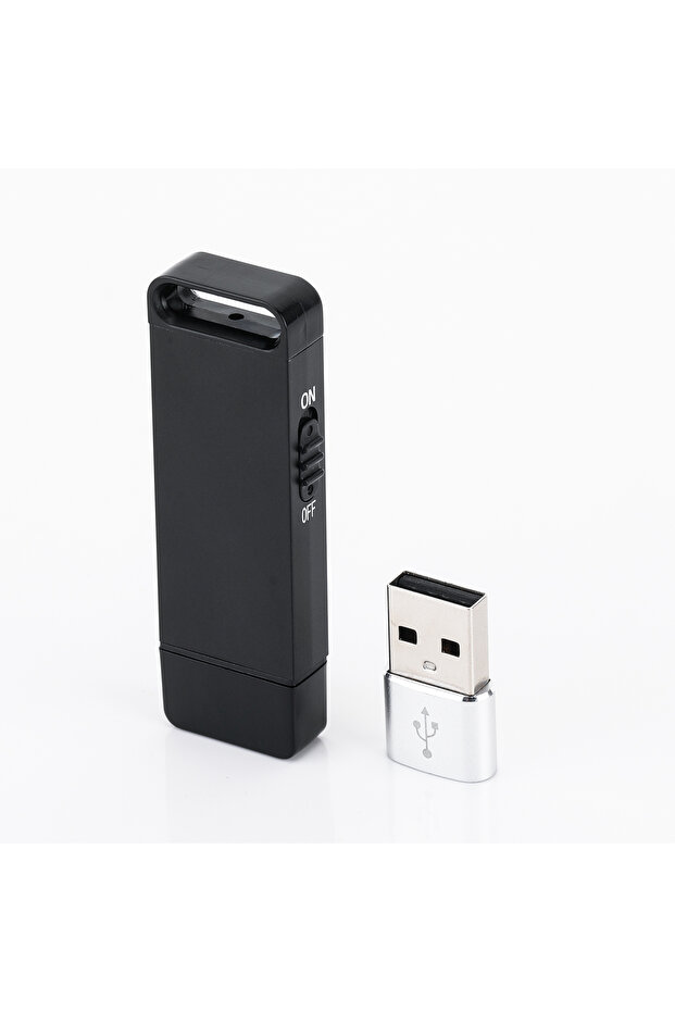 Mini Ses Kayıt Cihazı Tak Çalıştır Kablo & PC Gerektirmez Tek Tuşta Uzun Süreli Kayıt - 7