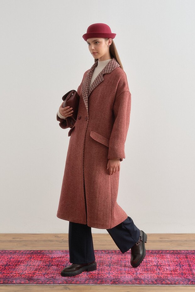 Oversize Kaban Bordo - 1