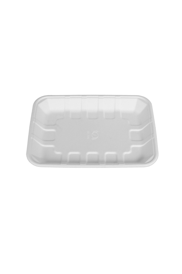 - 100 pc of Biodegradable/Eco-Friendly Big Tray – Sturdy Serving Solution
