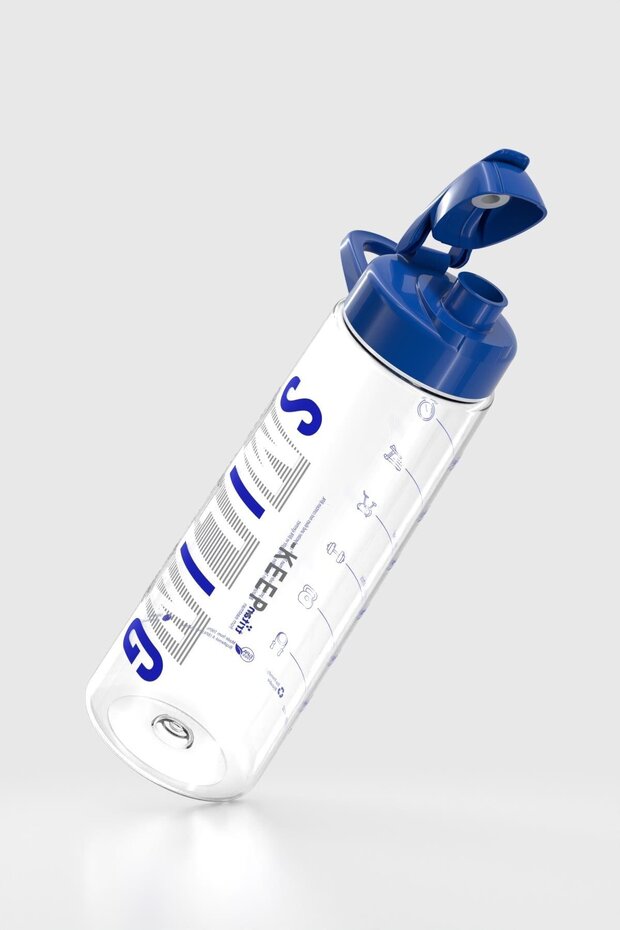 Lidya Smiling Pattern 730 ml Tritan Flask 912035 Blue - 3