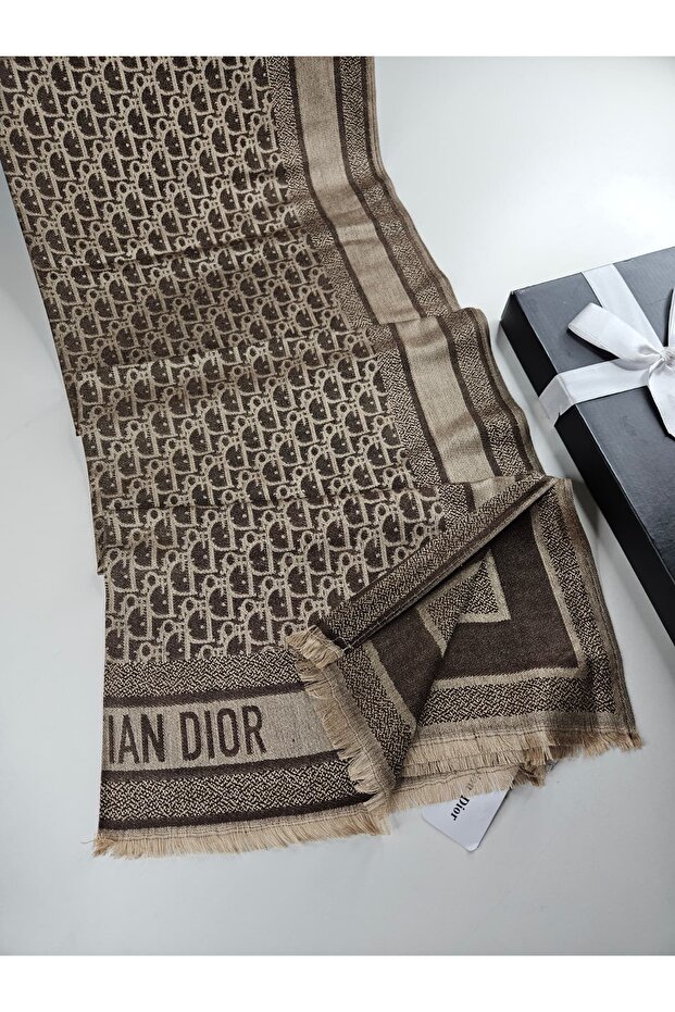 CD Desen A Kalite Kaşmir İpek Şal Silk Scrafs Shawl Hijab - 4