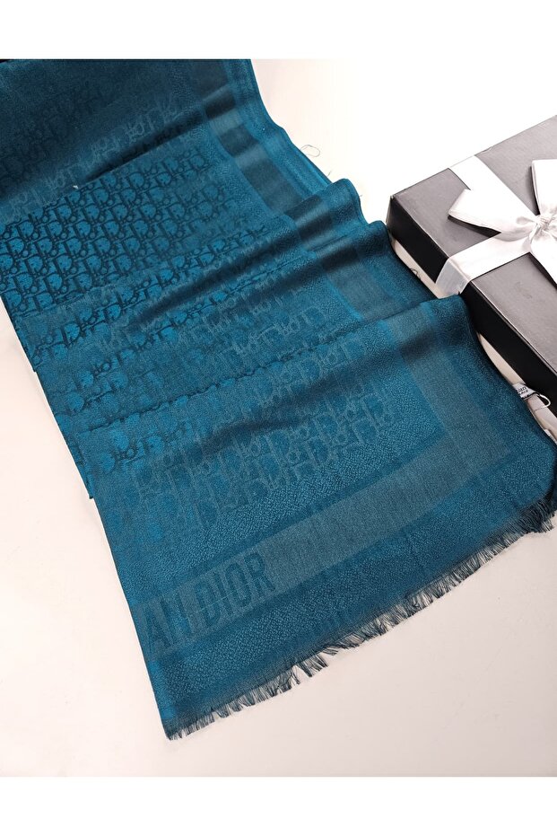 CD Desen A Kalite Kaşmir İpek Şal Silk Scrafs Shawl Hijab - 5