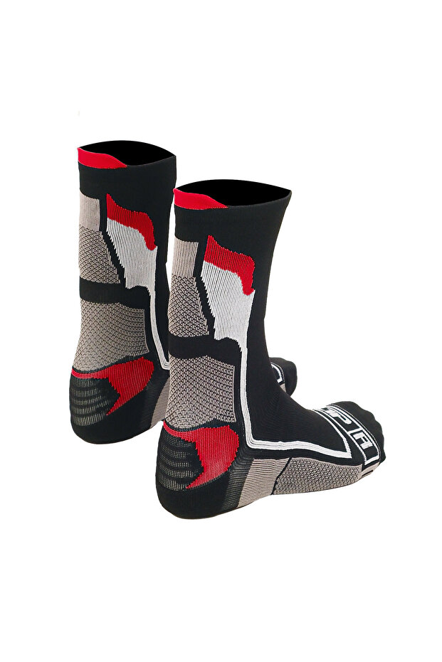 Universal Long Short Thermal Socks Set Red - 4