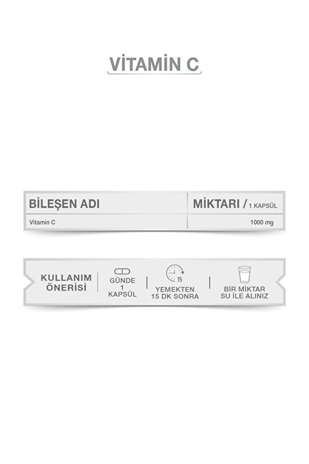 C VİTAMİNİ 60 KAPSÜL - 3