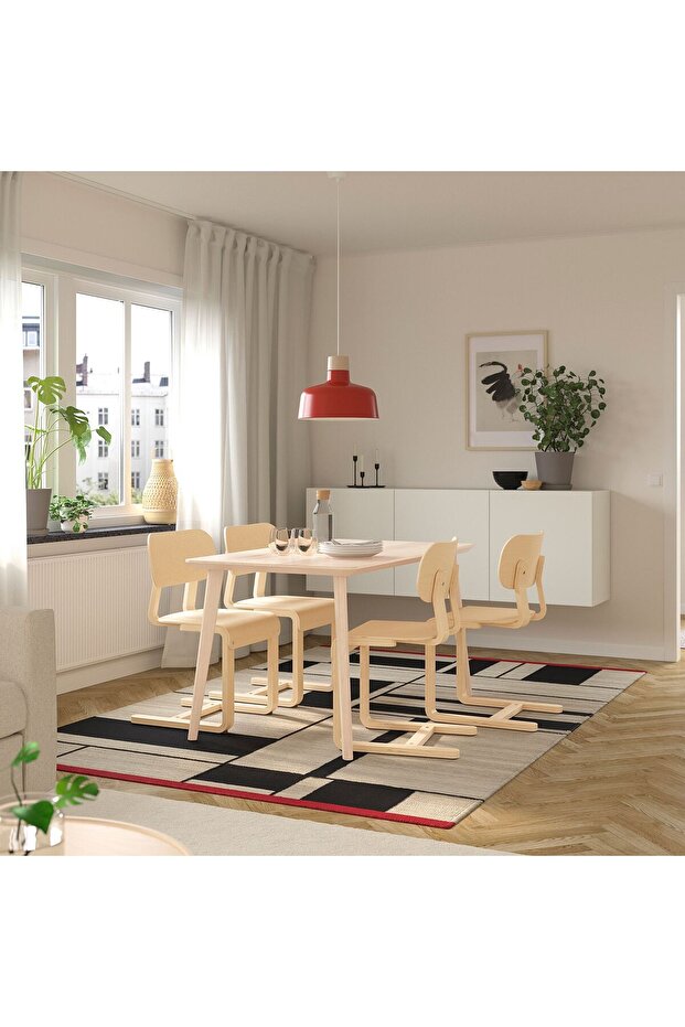 ahşap sandalye, huş - 1