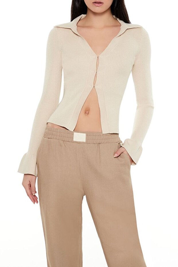 Polo Yaka Hırka - 1