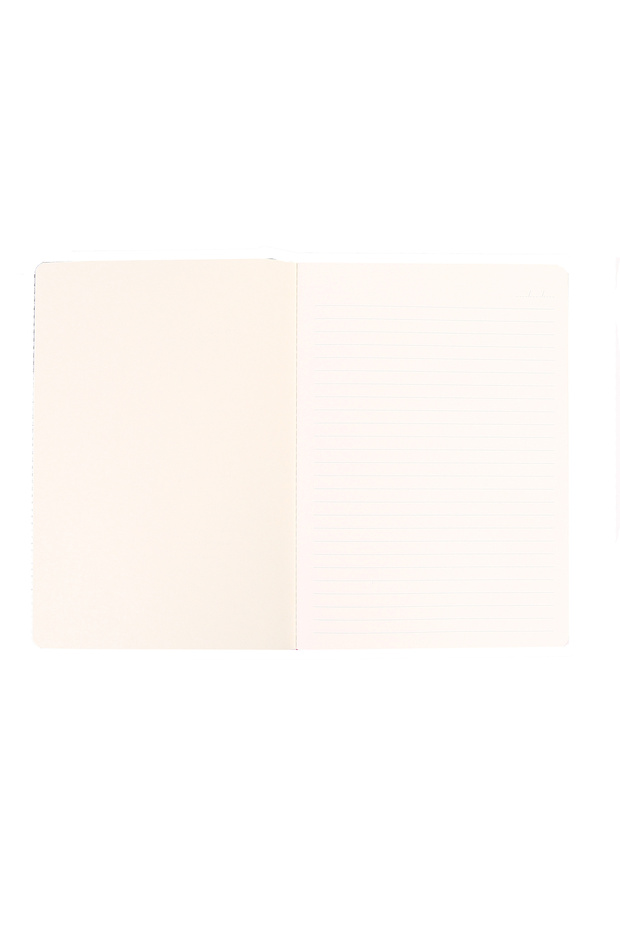 مجموعة دفاتر مخططة بغلاف جلدي ناعم - 3