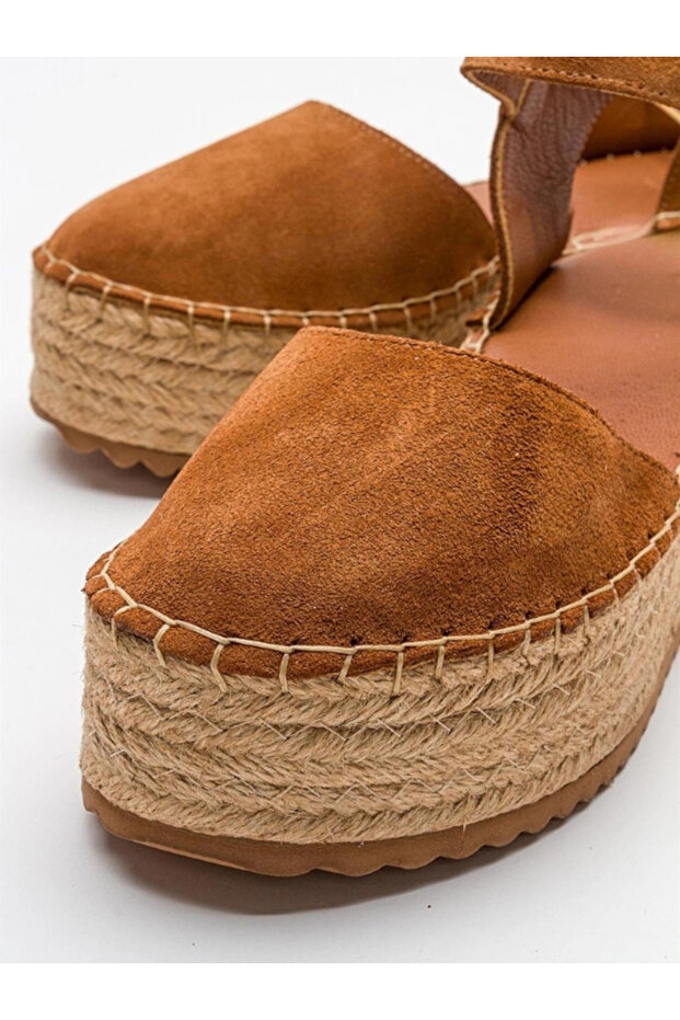HASIR TABAN DERİ SANDALET TABA - 3