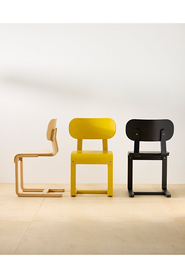 ahşap sandalye, huş - 4