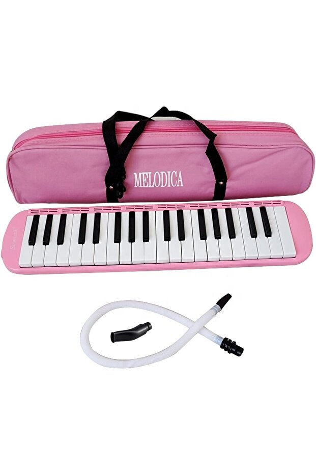 32-key harmonica - pink - 2