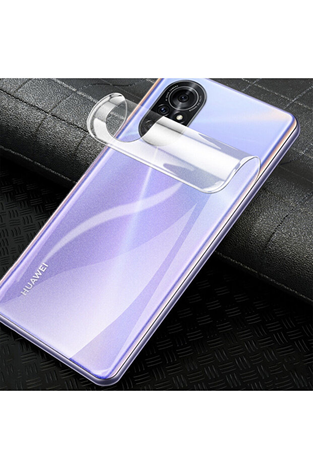 Back Cover for Huawei Nova 8, Silicone Hydrogel, Clear - 5