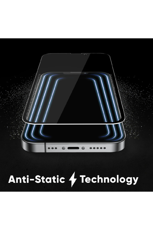 Screen Protector for Apple iPhone 13 Pro Max, Crystal Clean Tempered Glass Black - 3