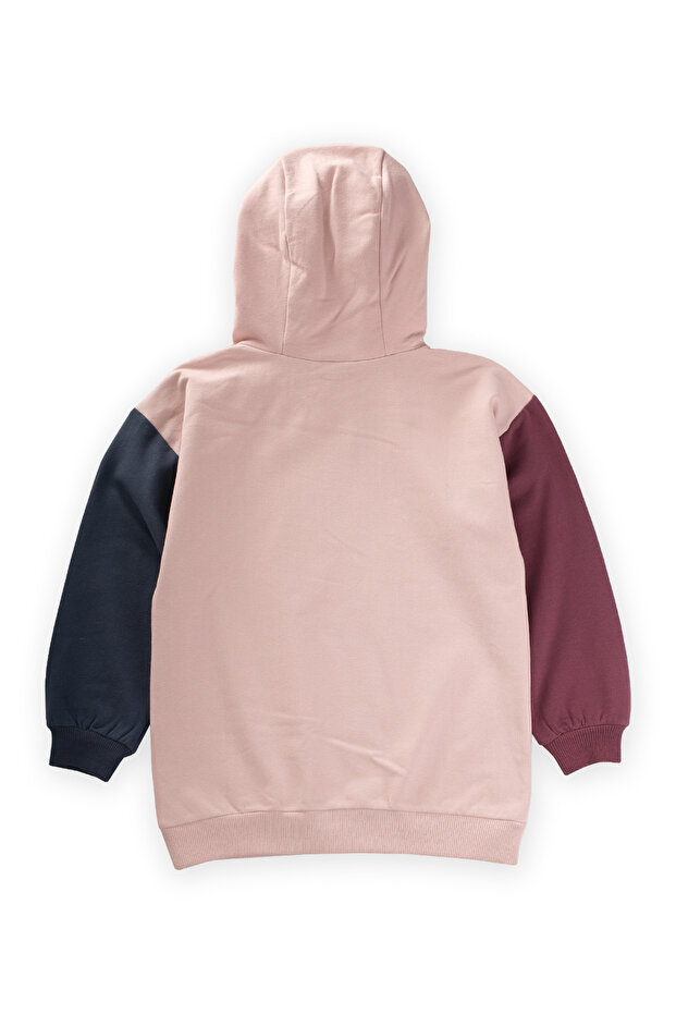 Multicolor Sweatshirt 5-12 Yaş Pudra - 2