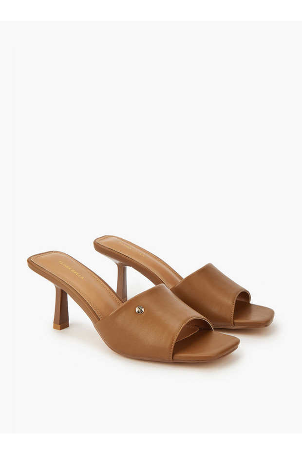 Women's Stiletto Heel Slip-On Sandals