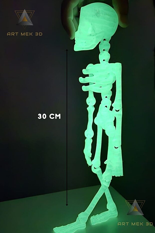 FOSFORLU İSKELET FİGÜR OYUNCAK 30 CM - 2