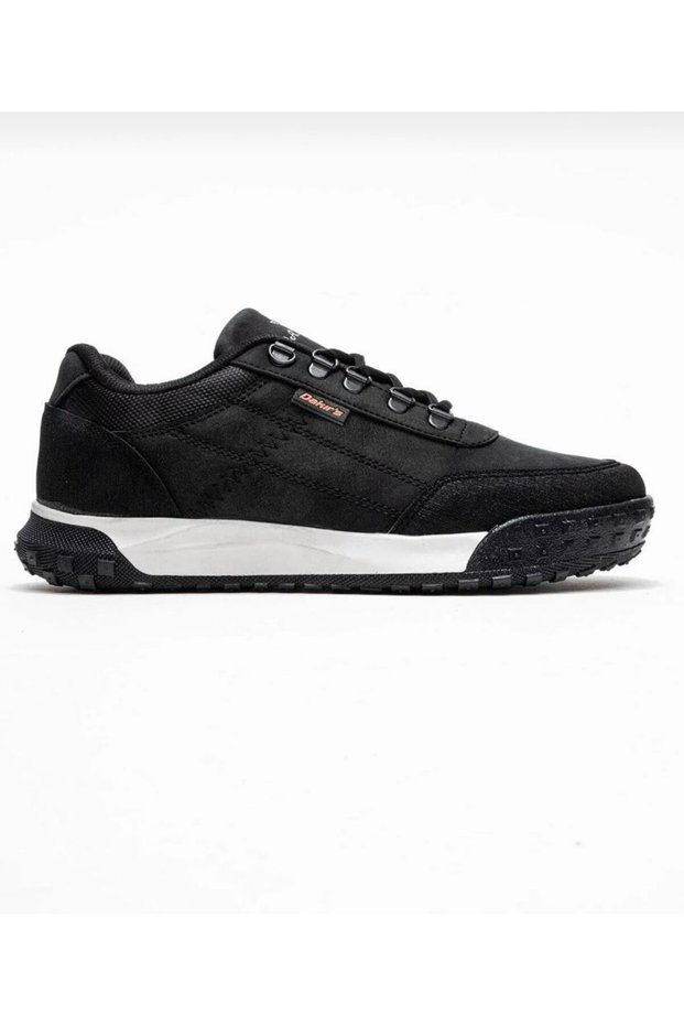 Men's Black Daily Sports Trekking Outdoor Shoes Non-Slip Sole