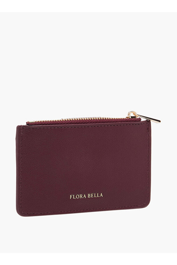 Solid Card Holder with Snap Button Closure - H 8 x W 12.3 x 2.5 cms - 2