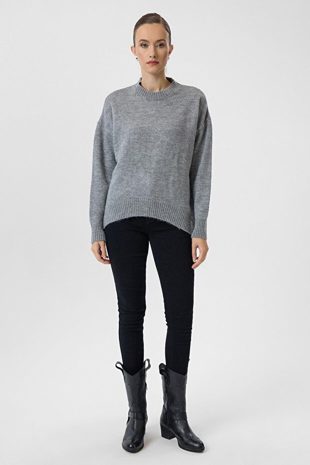 Bisiklet Yaka Basic Kazak - 1