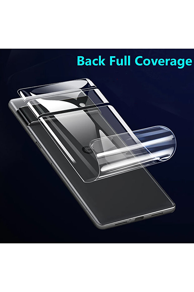 Back Screen Protector for Google Pixel 6a, Hydrogel, Full Protection - 3