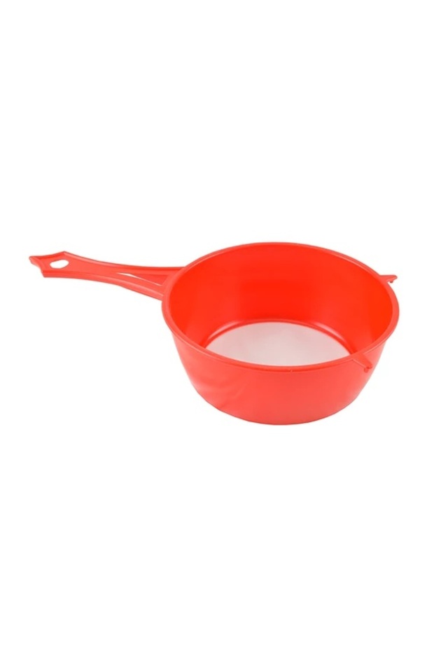 Durable plastic colander, 19 cm, Red