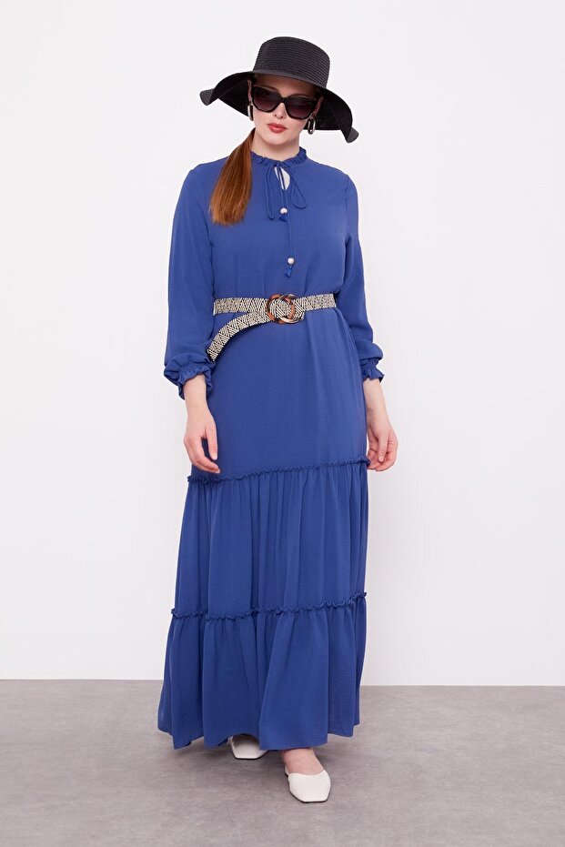 İndigo Elbise - 1
