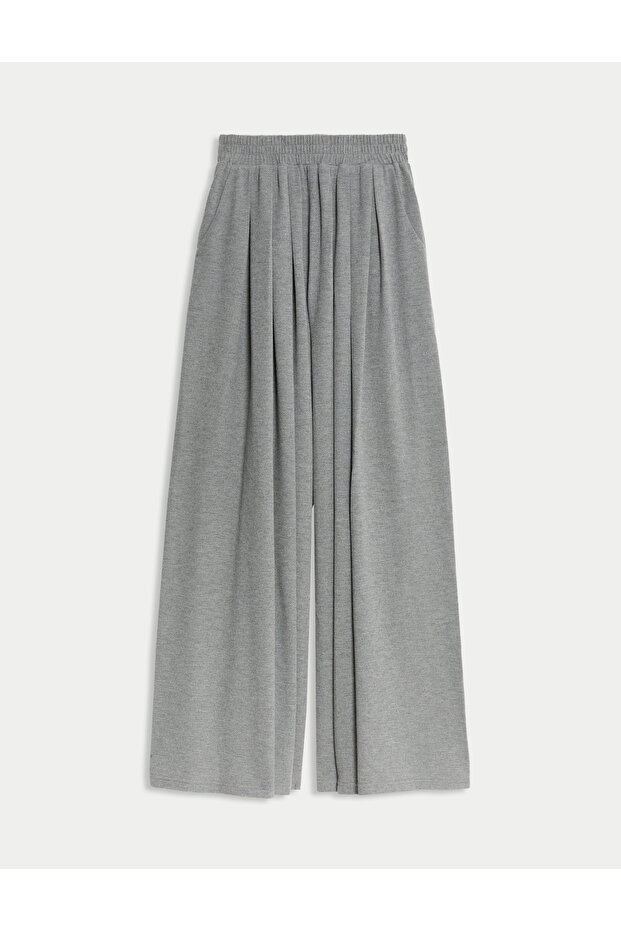 Geniş Paça Kadın Pantolon - 1