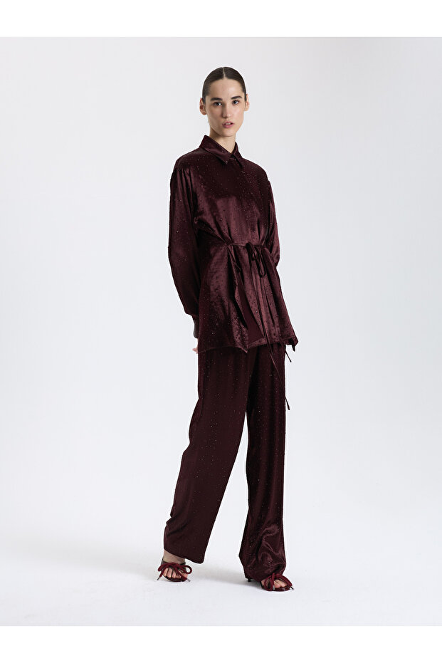 Taş İşlemeli Gömlek - 6