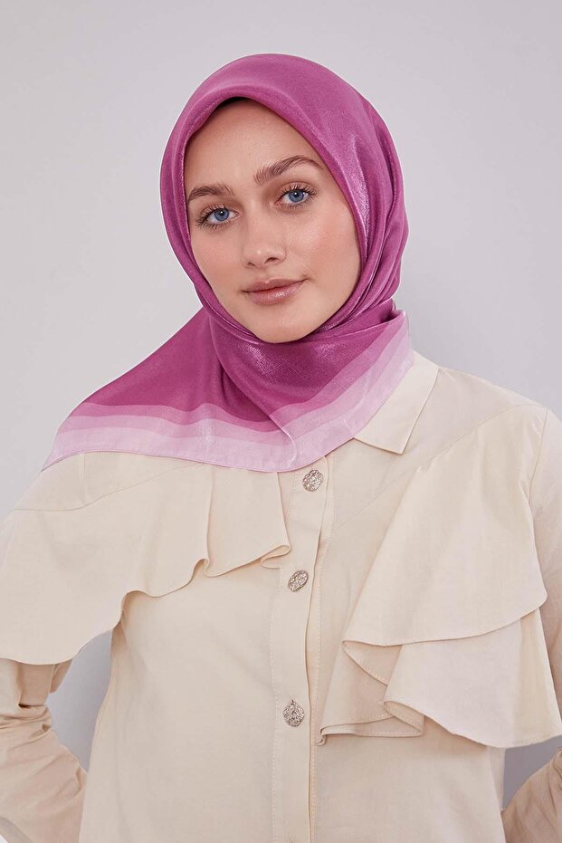 Pembe Kehribar Eşarp - 3