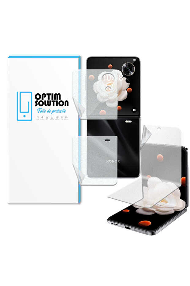 Hydrogel Screen Protector + Matte Back for Honor Magic V Flip, Matte Texture, No Reflection - 1