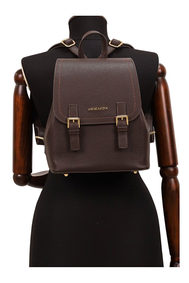 حقيبة ظهر سيرينا من الجلد الطبيعي - 6