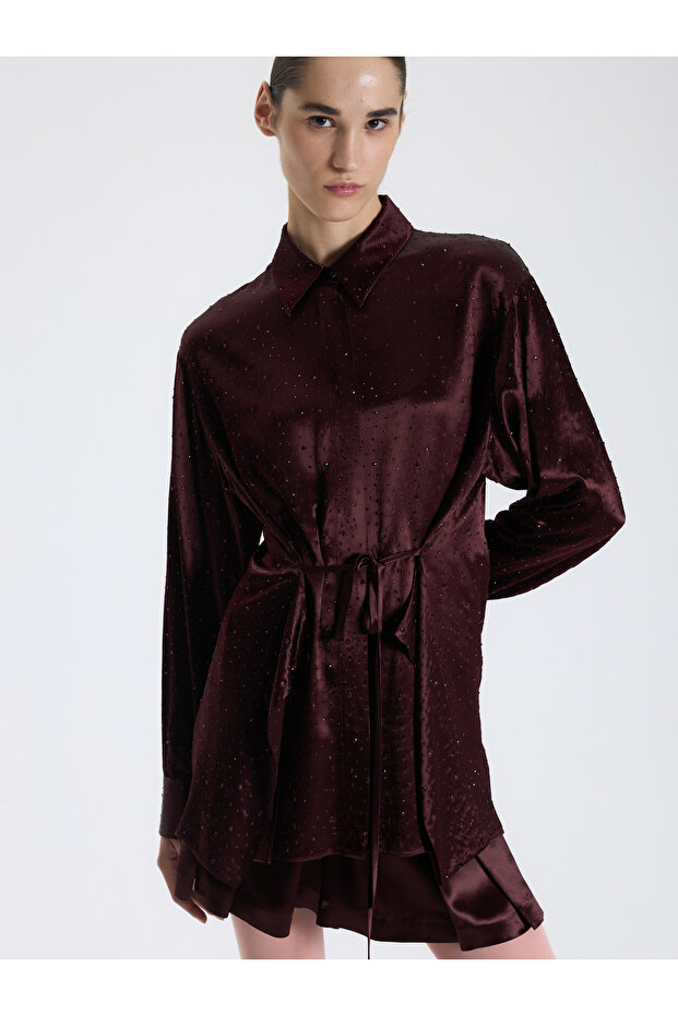 Taş İşlemeli Gömlek - 4