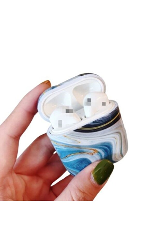 Headphone case, Apple, Plastic, Blue - 2