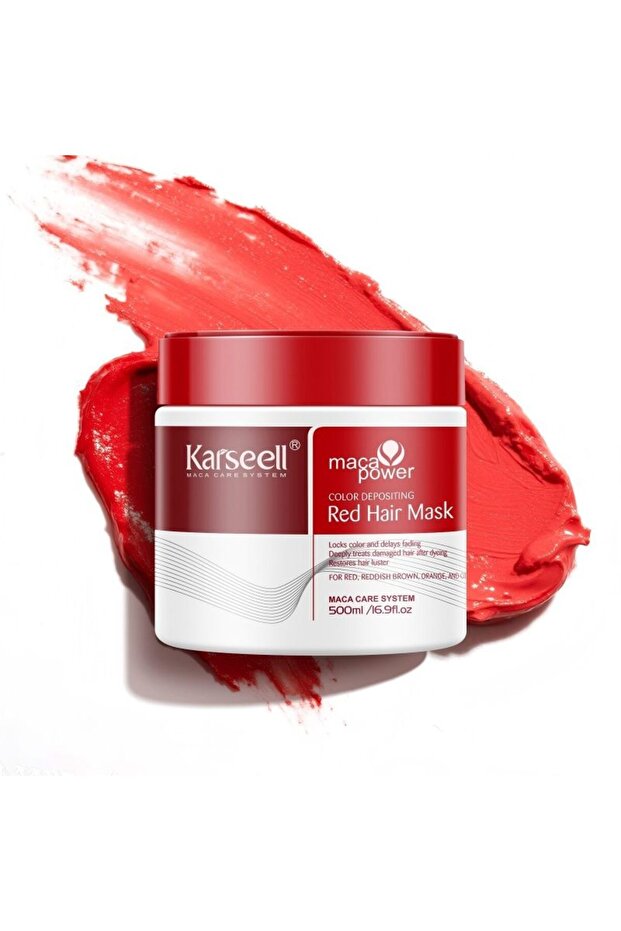 Color Depositing Red Hair Mask