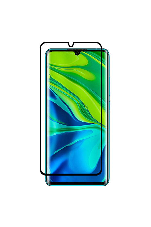 Xiaomi Mi Note 10 Screen Protector, Professional Glass, Full Screen Coverage, 9H, Black - 2