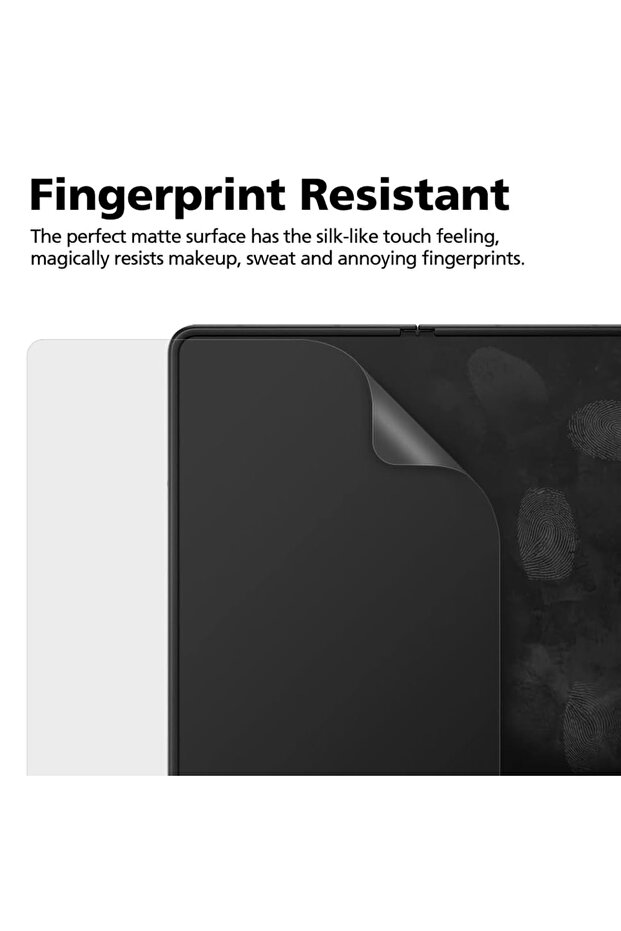 Hydrogel Screen Protector + Matte Back for Honor Magic V Flip, Matte Texture, No Reflection - 7