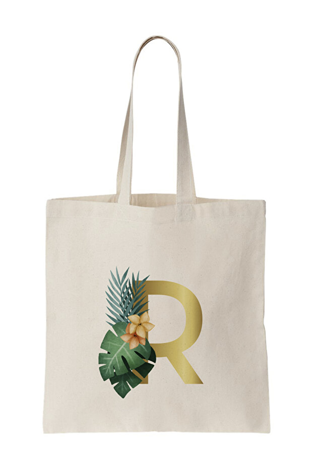 Eco-Friendly Letter Tote Bag - Shopping, School, and Everyday Use