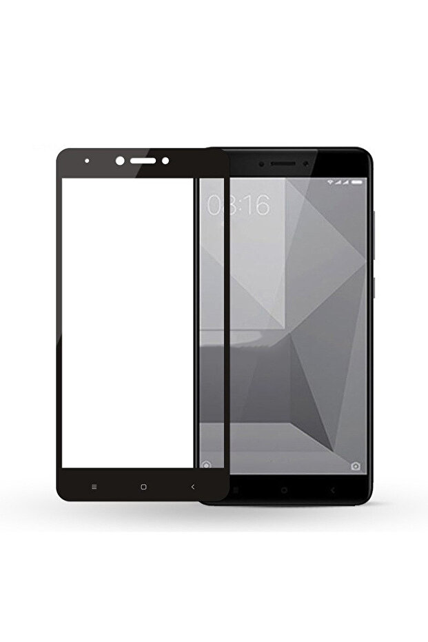 Xiaomi Redmi Note 4 Screen Protector, Professional Glass, Full Screen Coverage, 9H, Black - 2