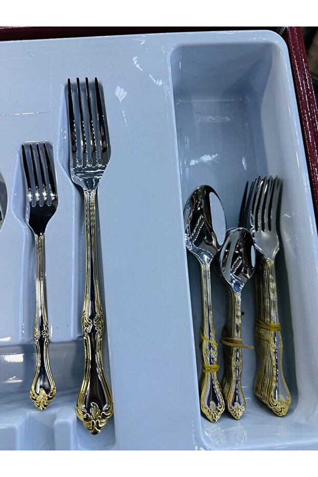 60 parça Gold kaşık seti - 4