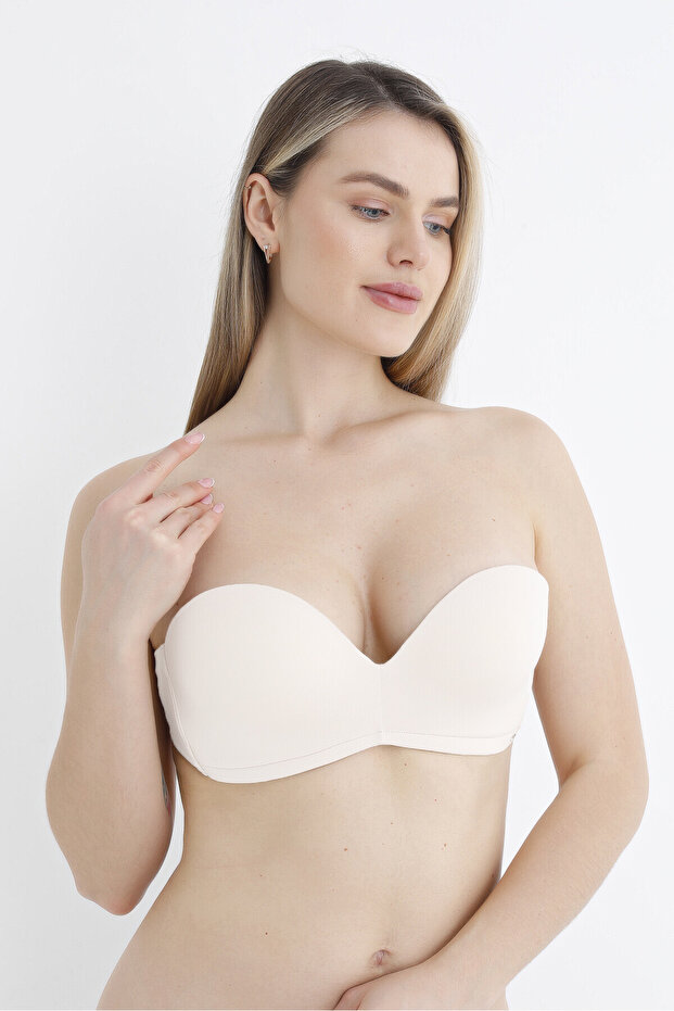 حمالة صدر بدون حمالات من إكرو - 1