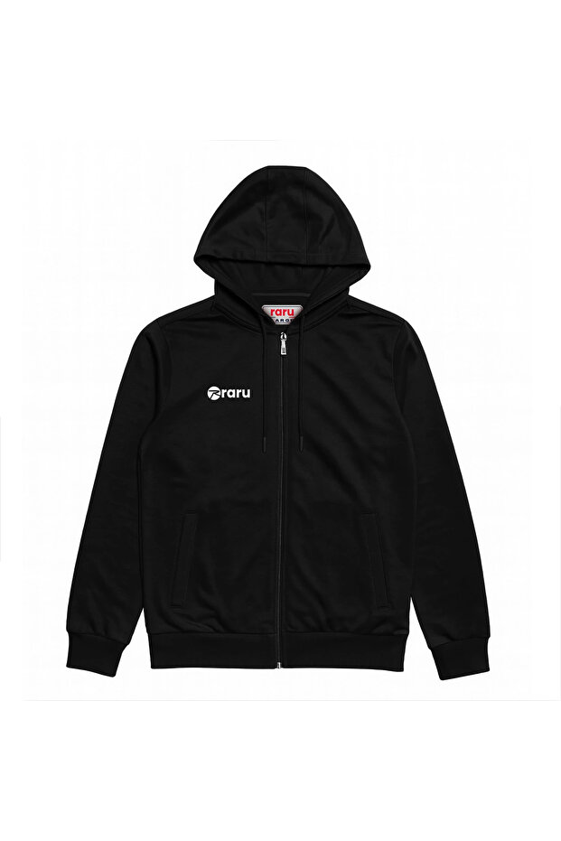 سويت شيرت بغطاء للرأس وسحاب كامل LIBERTER BLACK