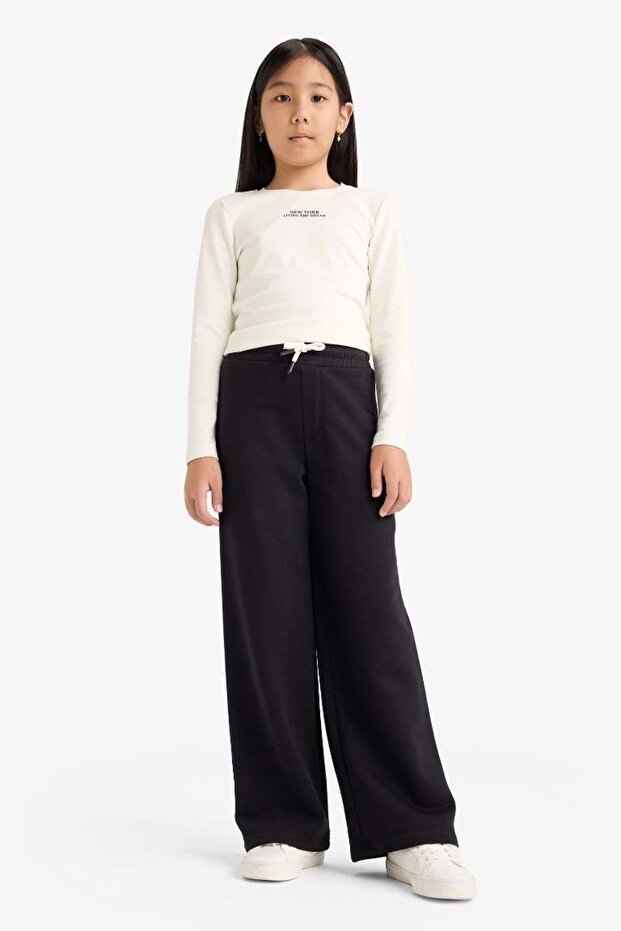 Kız Çocuk Eşofman Alt D0743A8/BK81 BLACK - 1