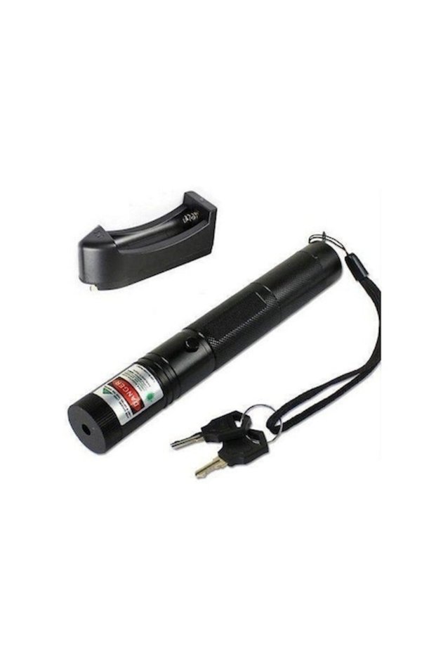 Laser Pointer, 2 Keys for Locking, Range up to 8 km, Kaleidoscopic Effects