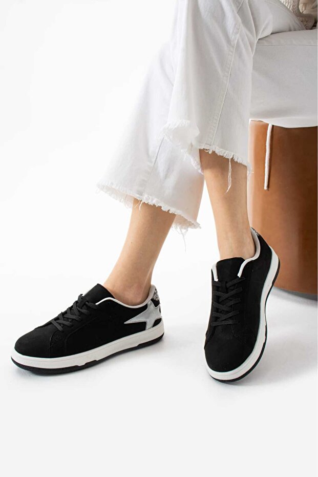 KADIN YILDIZLI SNEAKER - 1