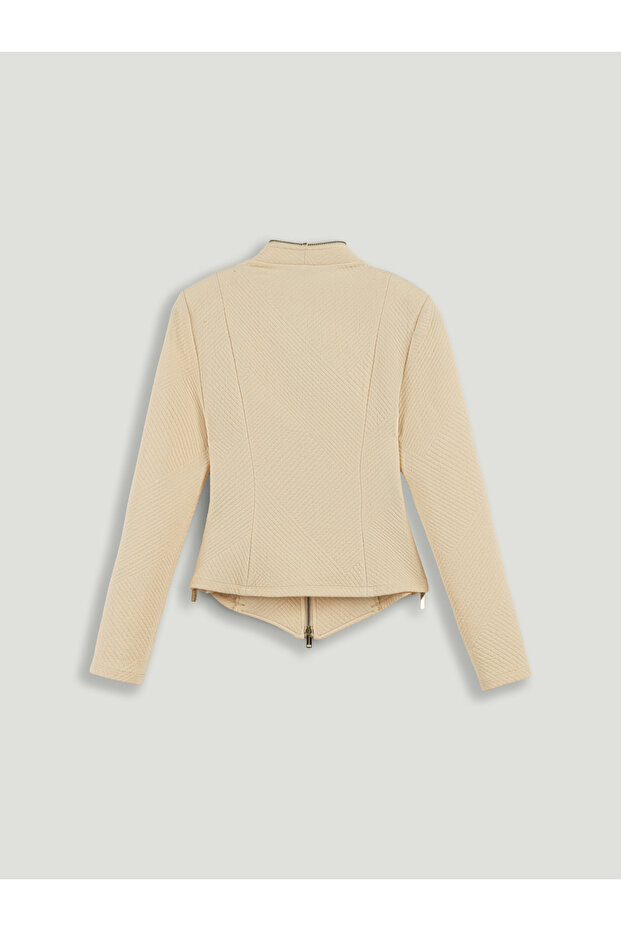 Fermuar Tasarımlı Bluz - 8