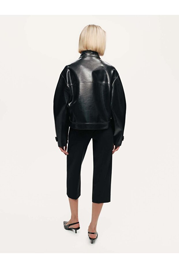 Suni Deri Biker Mont - 6