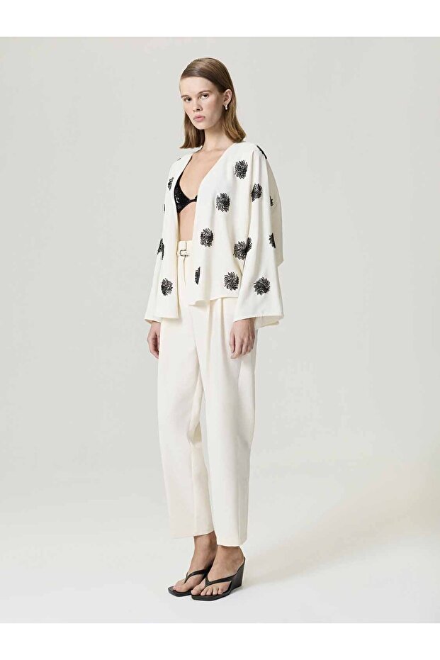 Nakış İşlemeli Kimono - 5